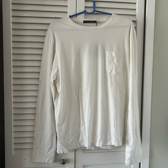 RLX Ralph Lauren Mens white long sleeve tee. NWT. Size Large. - Picture 1 of 13